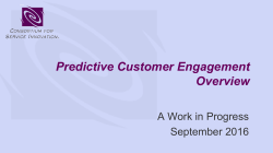 Analysis Rules - Consortium for Service Innovation