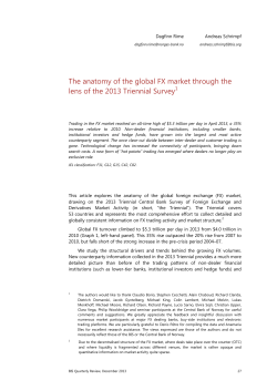 The anatomy of the global FX market through the