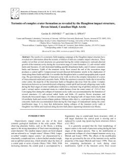 Tectonics of complex crater formation as revealed by the Haughton