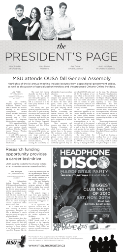 MSU attends OUSA fall General Assembly