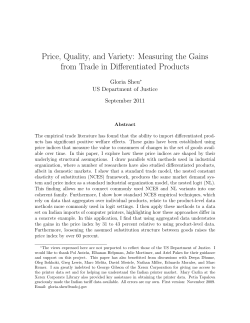 Measuring the Gains from Trade in Differentiated Products