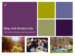 Help with Student Life