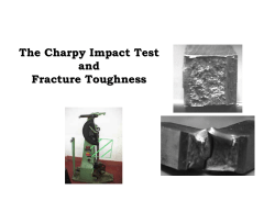 The Charpy Impact Test and Fracture Toughness