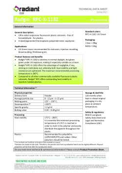 radglo&reg; rpc-x-1182 uv green