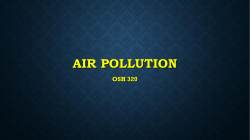 Air pollution