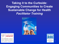 Focus Group Training