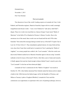 Lost Leonardo Painting.