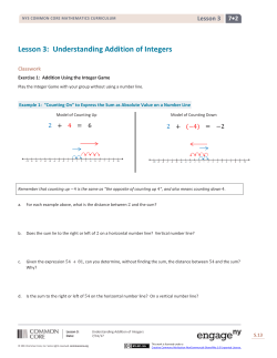 module 2 lesson 3 understanding addition of integers 20141