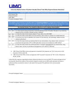 CTO Required Review Worksheet