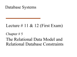 Introduction to Database