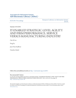 it-enabled strategic-level agility and firm performance