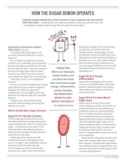 how the sugar demon operates