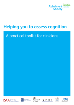Cognitive Assessment Toolkit