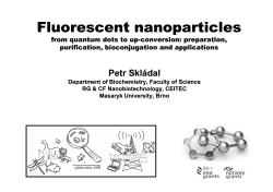 Fluorescent Fluorescent nanoparticles nanoparticles