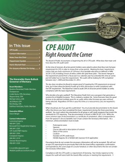cpe audit