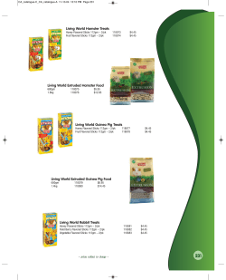 Living World Hamster Treats Living World Extruded Hamster Food