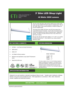 3` Slim LED Shop Light