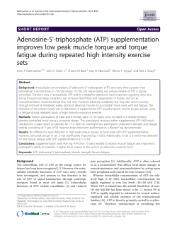 Adenosine-5`-triphosphate (ATP) supplementation improves low