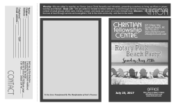 May 28, 2017 - Christian Fellowship Centre
