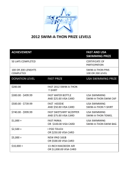2012 swim-a-thon prize levels