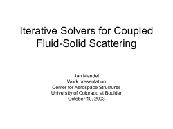 Iterative Solvers for Coupled Fluid