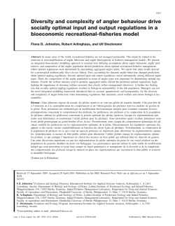 Diversity and complexity of angler behaviour drive socially optimal