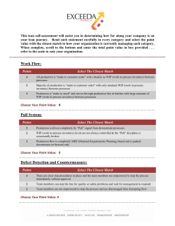 Lean Self-Assessment