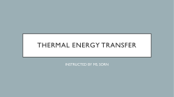 Thermal energy transfer