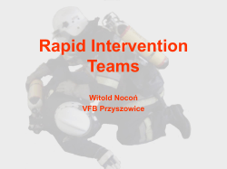 Grupy szybkiego Reagowania w straży pożarnej