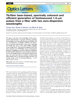 Yb:fiber laser-based, spectrally coherent and