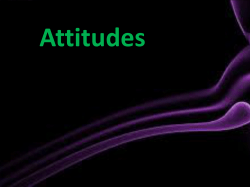 Attitudes