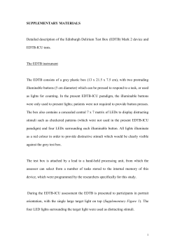 SUPPLEMENTARY MATERIALS Detailed description of the