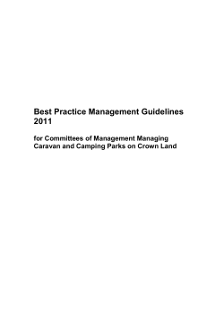 Table of contents - Forests and Reserves