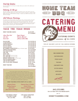 catering - Home Team BBQ