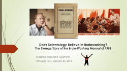 Does Scientology Believe in Brainwashing? The Strange