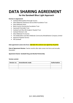 Sandwell Blue Light Approach - West Midlands Ambulance Service