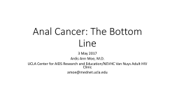 Anal Cancer: The Bottom Line - HIV AIDS on the Front Line