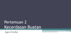 Pertemuan 2 Kecerdasan Buatan
