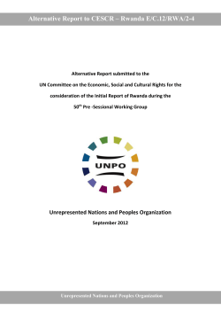 Introduction to the Batwa