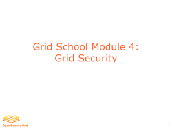 Grid Security