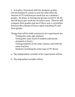 a. What was the independent variable in Floyd`s experiment?