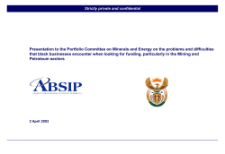 Strictly private and confidential