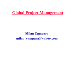 Global Project Management