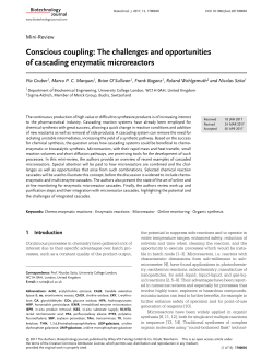The challenges and opportunities of cascading enzymatic