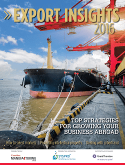 TOP STRATEGIES FOR GROWING YOUR BUSINESS ABROAD