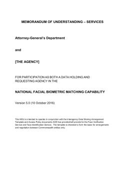 Dual services mou template fvs - Attorney