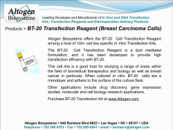 PPT - Altogen Biosystems