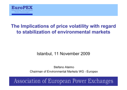 The Implications of cap and floor price mechanism to stabilize