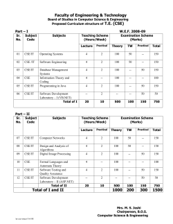 TE_CSE - College Of Engineering And Technology, Jalna