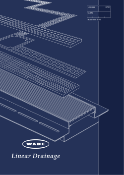 Linear Drainage - Wade International Ltd.
